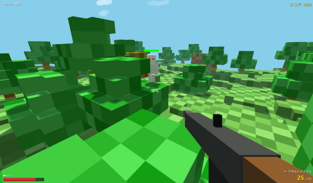 マイクラ風FPS